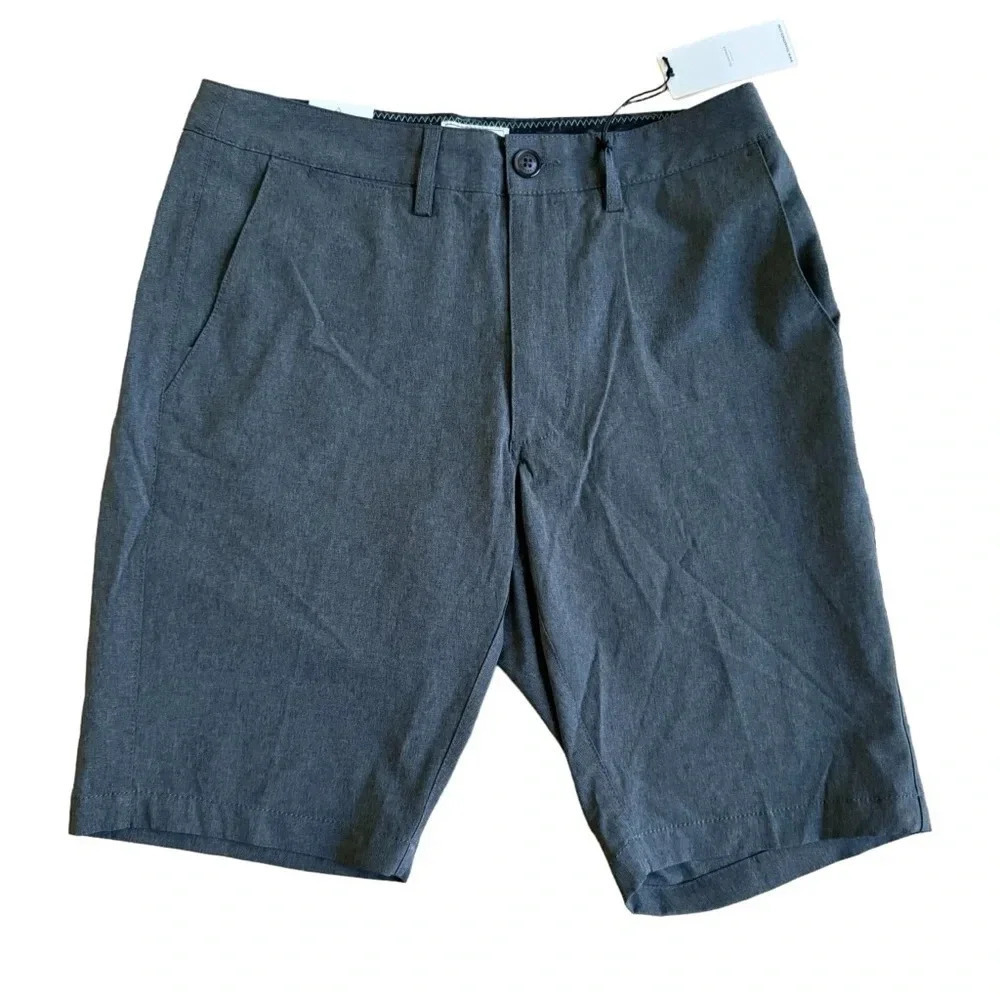 7 Diamonds Grey Charcoal Hybrid Stretch Shorts Athletic Casual 29 NWT
